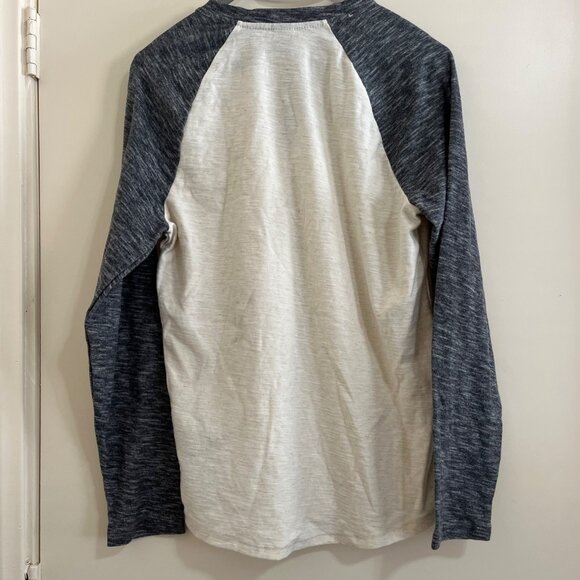 Volcom Henley Color Block Shirt Sz L Surf Skate Sporty Casual Streetwear Comfort - Picture 2 of 10